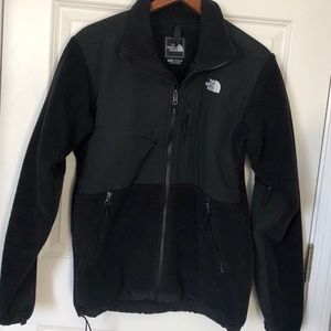 North Face black Zip -size small